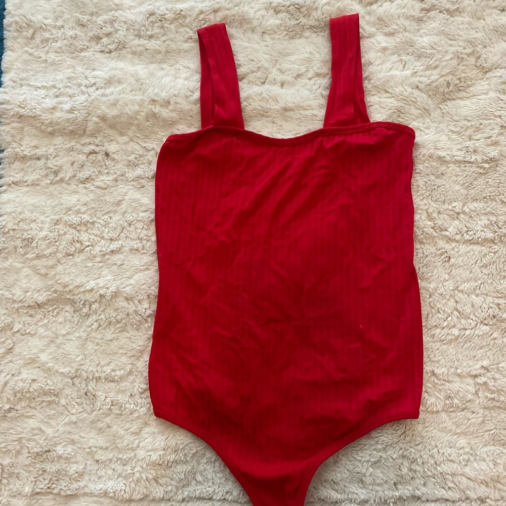 Suzette Beautiful Red Bodysuit! Size M/L
